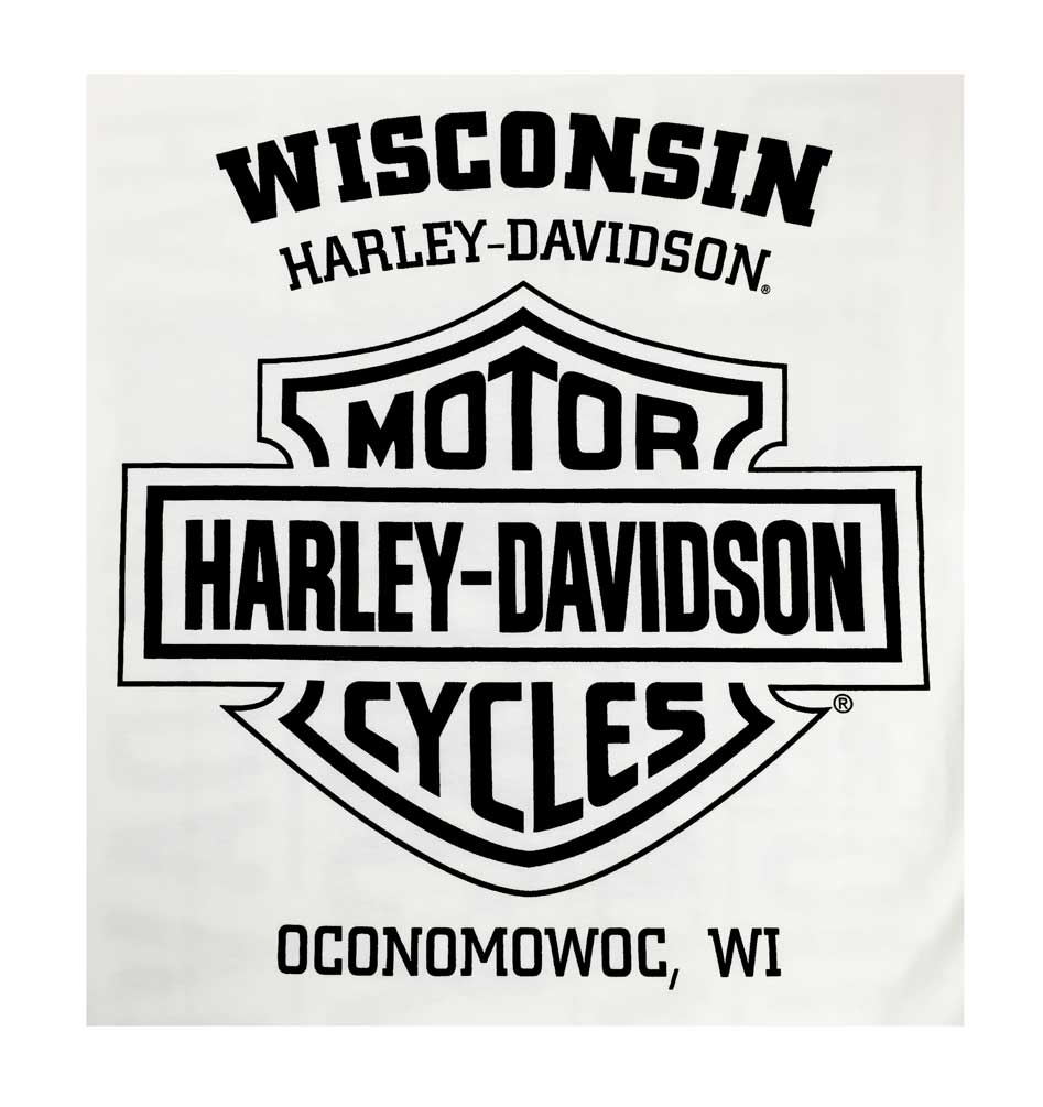 Harley-Davidson Free Shipping - Harley-Davidson Men's Short Sleeve Pocket Tee, Distressed Bar & Shield, White - Free Shipping on many products plus Orders Over $99