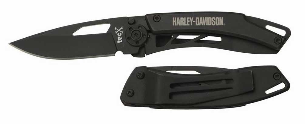 Harley-Davidson® TecX Dinero H-D Script Pocket Knife Stainless