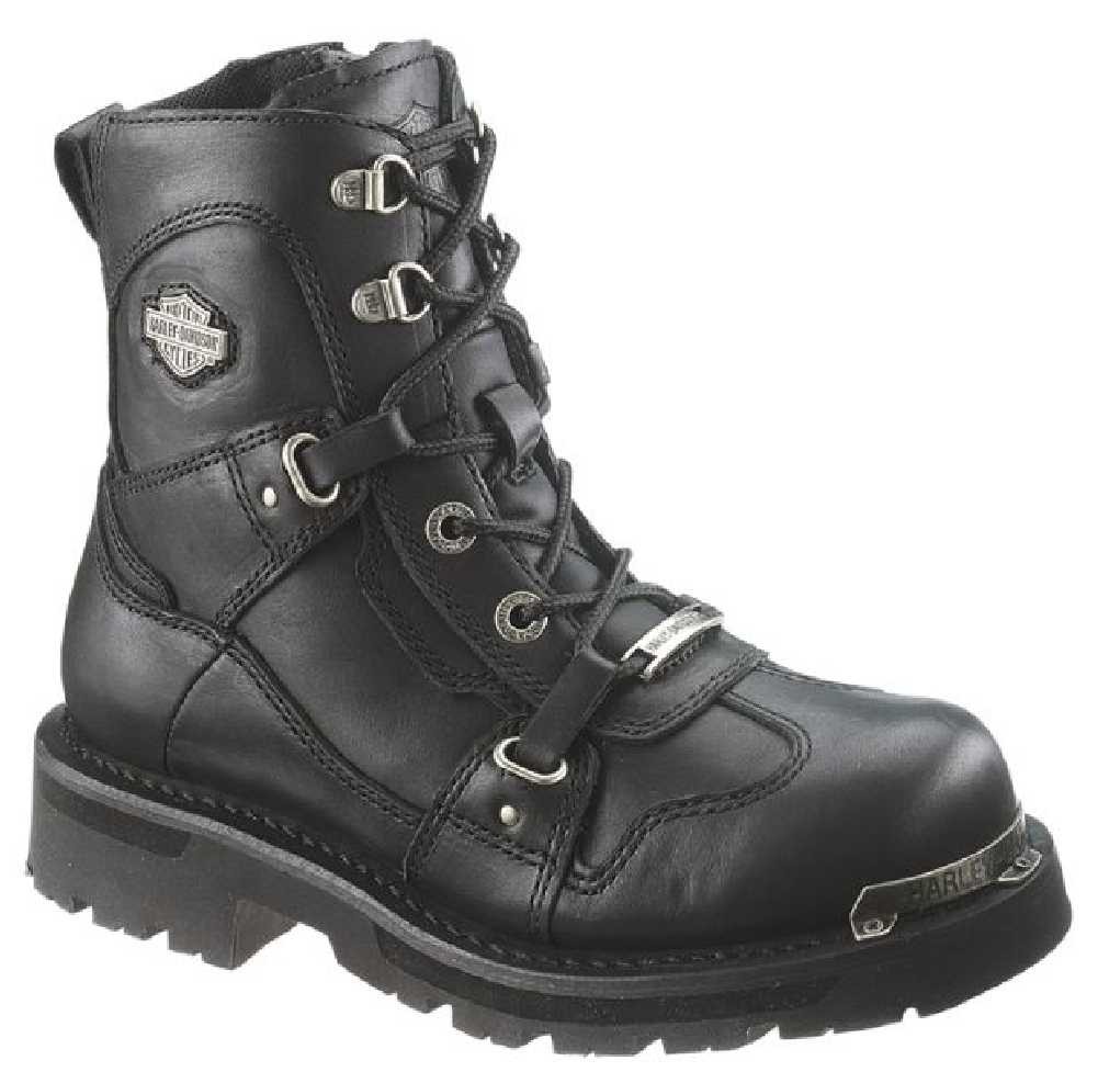 バタレオントシキエディション152 3BT ビンディングブーツエンパイア付 Harley-Davidson® Women's Thea Lace-Up Black 6-Inch Motorcycle
