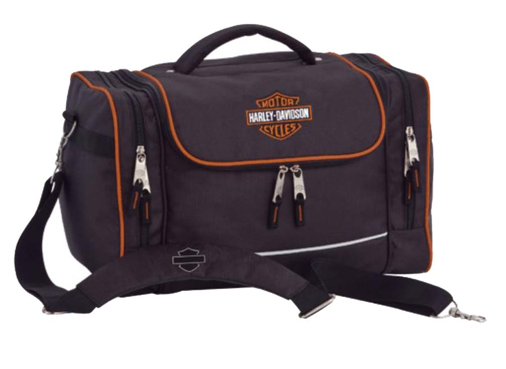 Harley-Davidson® Hop-Along Duffel Bag with Hide-Away Rain Cover