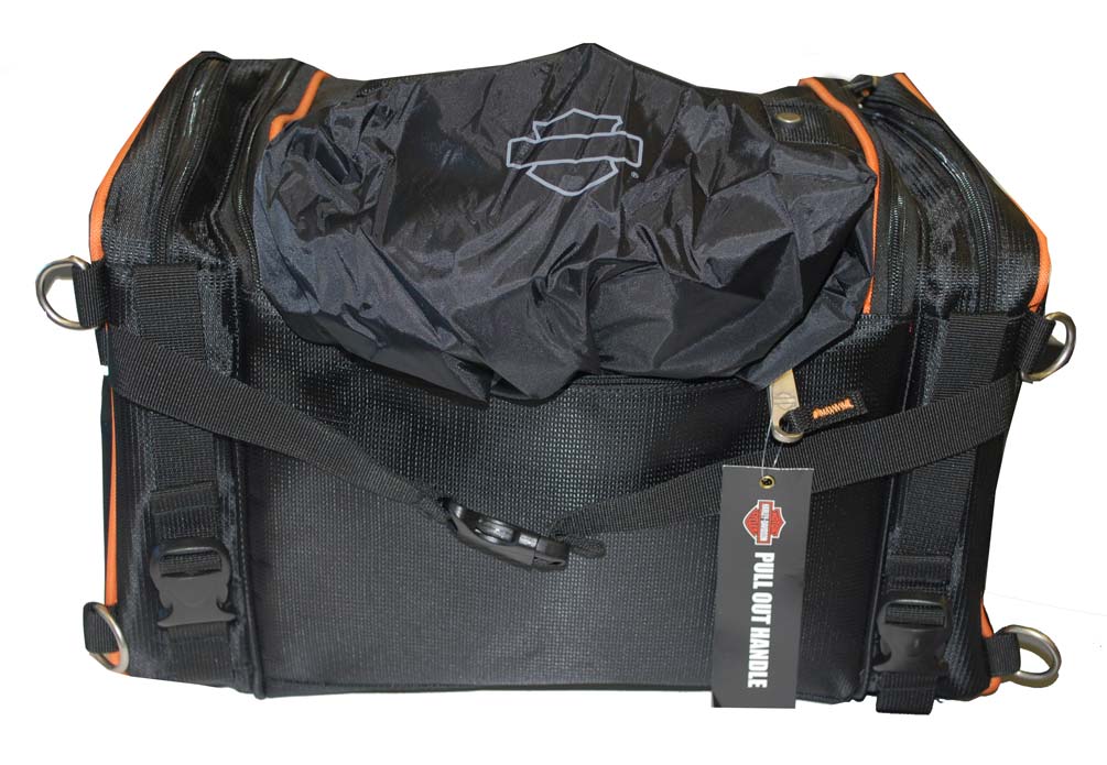 Harley-Davidson® Hop-Along Duffel Bag with Hide-Away Rain Cover