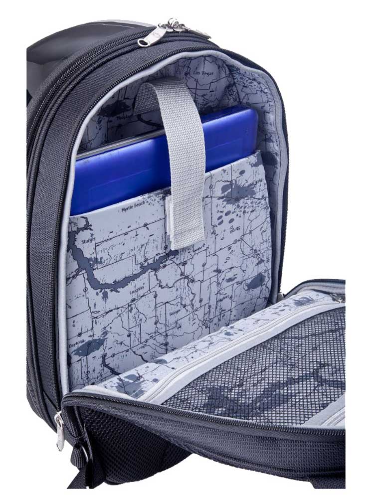 Harley-Davidson Athalon Molded Backpack Hard Black Shell 16x12x8 99917 - Largest Selection of Harley-Davidson Products