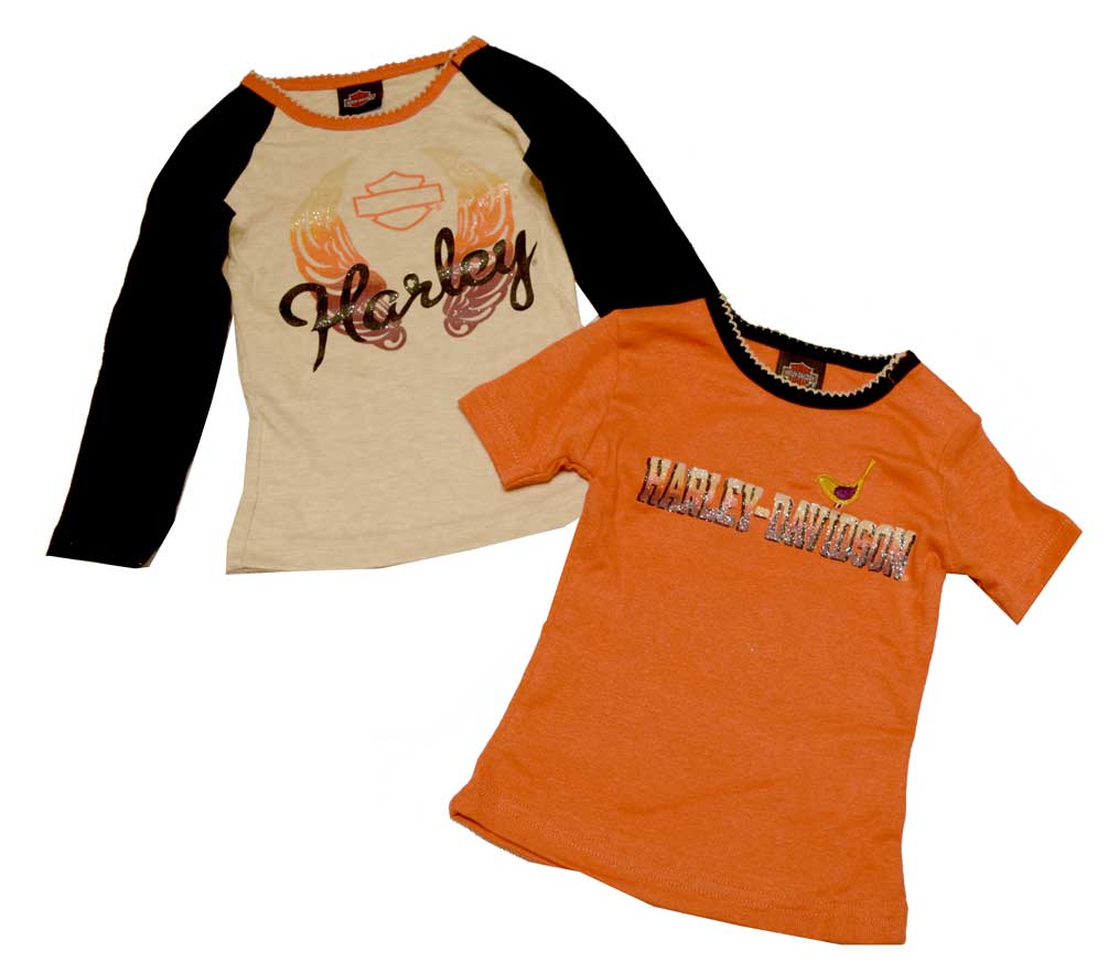 Harley-Davidson Baby Girls' T-Shirts, Infant Long & Short Sleeve T-Shirt 3312376 - Wisconsin Harley-Davidson