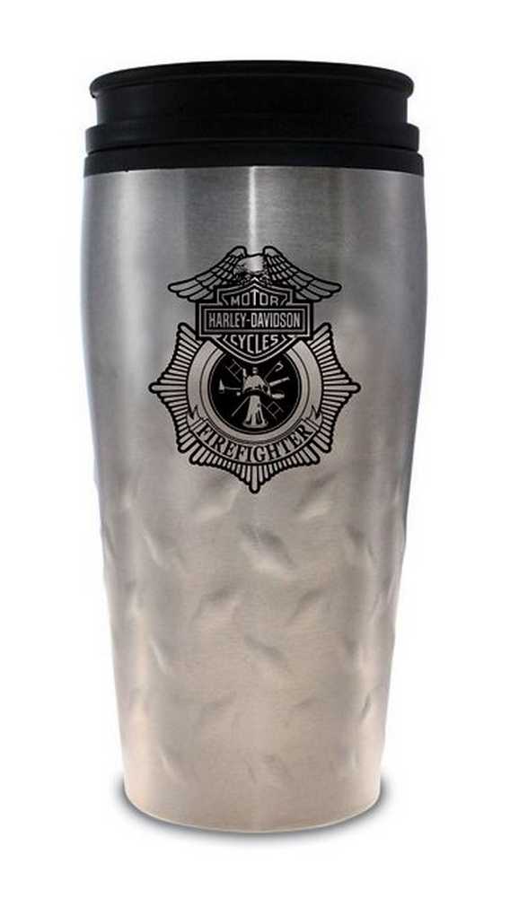 Harley-Davidson Firefighter Original Travel Mug Stainless Steel 12 oz. MG126506 - Wisconsin Harley-Davidson
