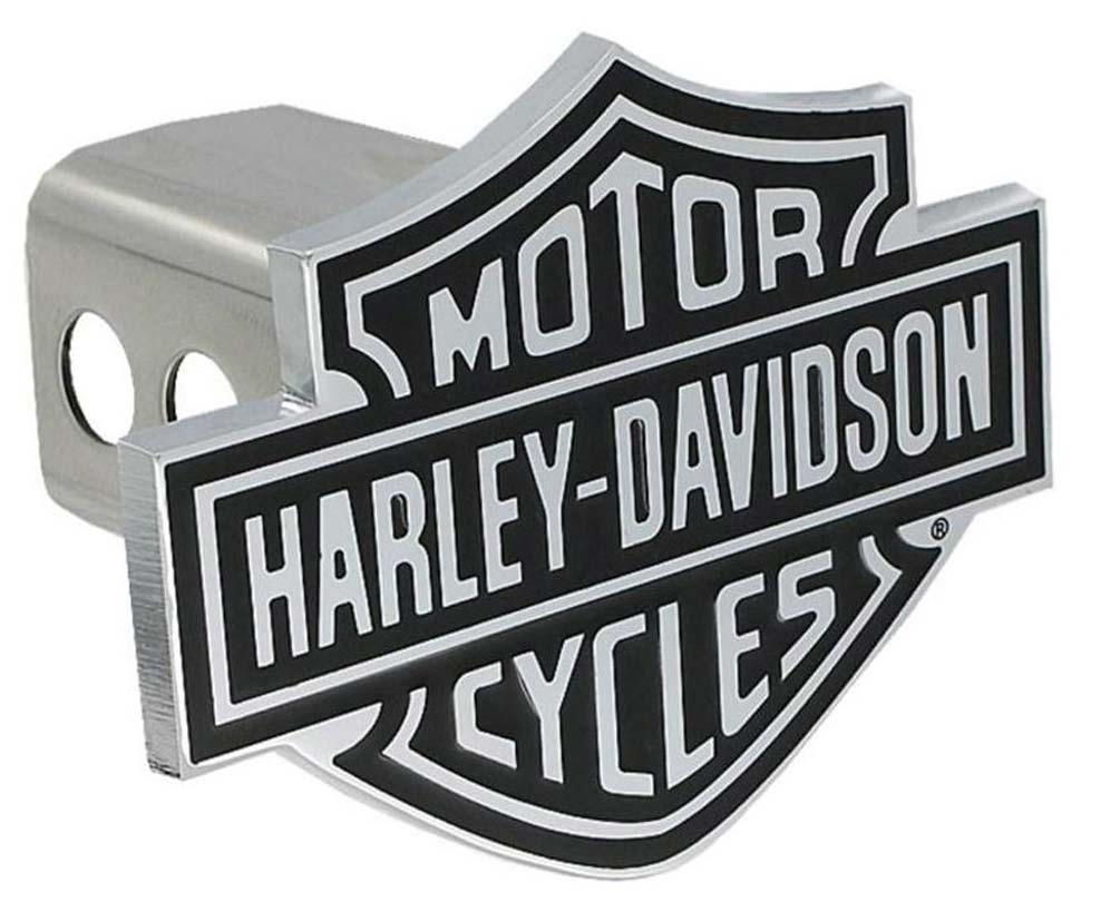 Harley-Davidson Bar & Shield Trailer Hitch Cover 2'' Stainless Steel HDHC14 - Wisconsin Harley-Davidson
