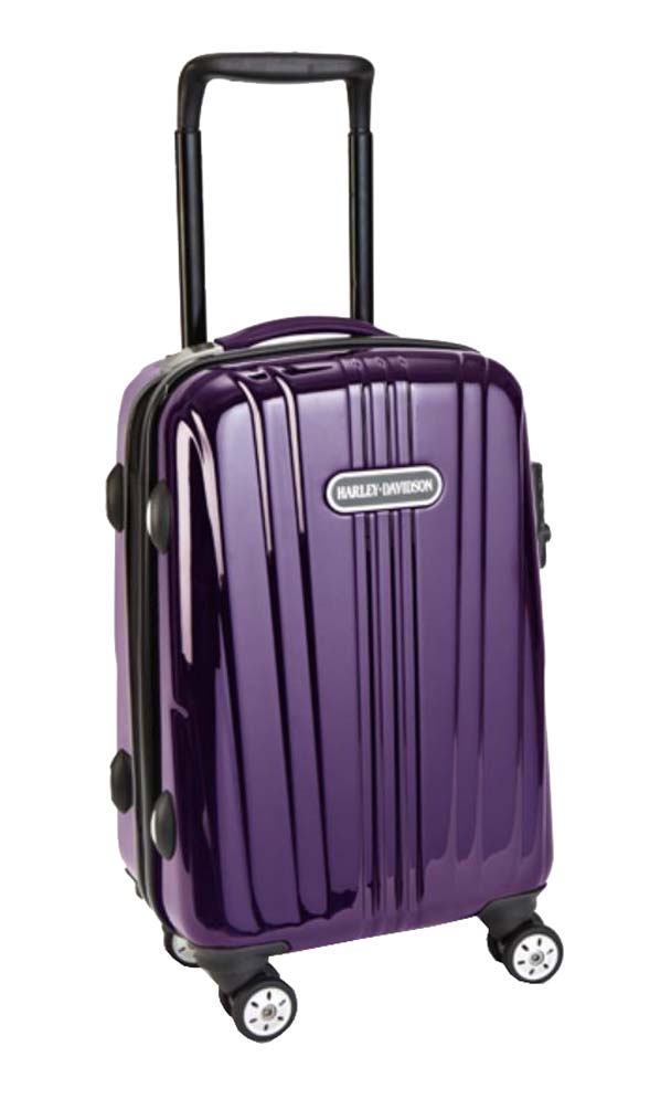 Harley-Davidson Purple Chrome Collection 21'' Carry-on Wheel Bag 99922-PUR - Wisconsin Harley-Davidson