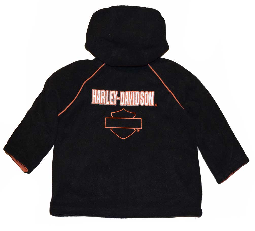 Harley-Davidson Big Boys' Windbreaker Jacket, Teen Reversible Coat Black 4296068 - Largest Selection of Harley-Davidson Products