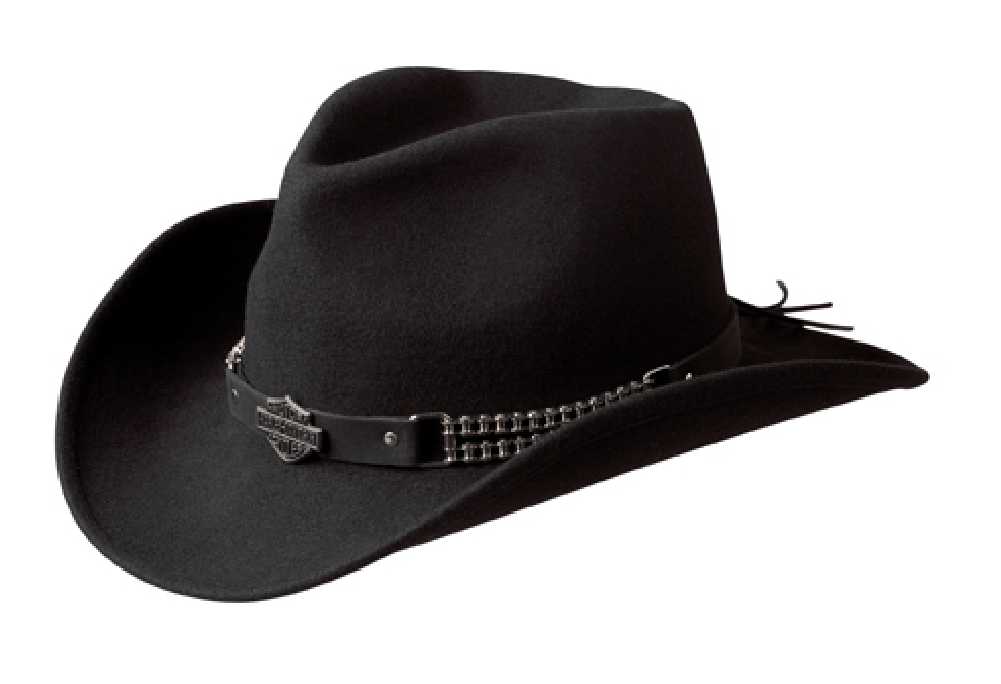Harley-Davidson® Men's Crushable Wool Cowboy Western Hat HD-93