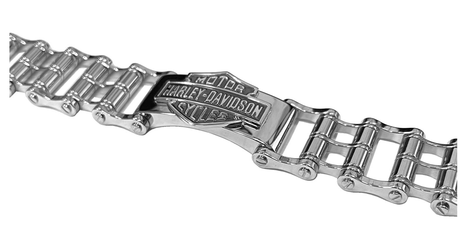 Harley-Davidson® Men's Bar & Shield Emblem Bike Chain Steel