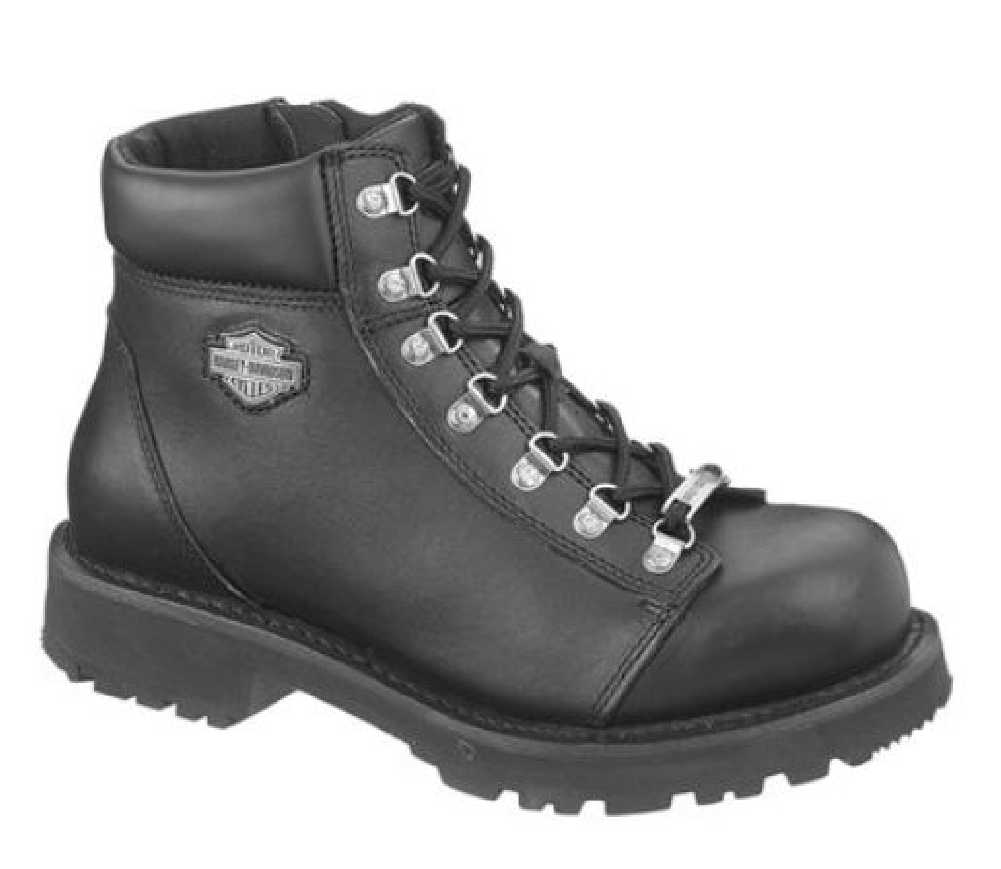 Harley-Davidson Men's Wyoming Black 5.5-Inch Boots, 1.5-Inch Heels D98019 - Wisconsin Harley-Davidson