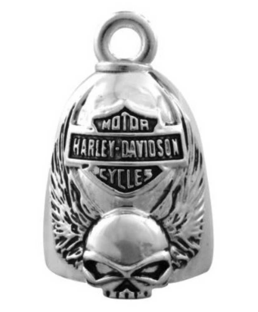 Harley-Davidson Winged Skull Bar & Shield Ride Bell HRB038 - Wisconsin Harley-Davidson