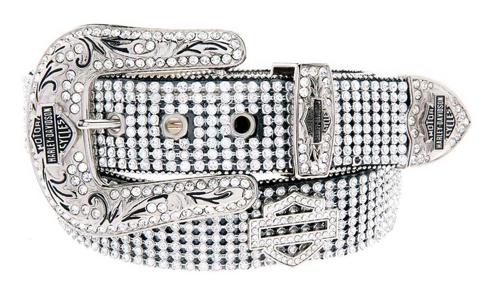 Harley-Davidson® Women's Embellished Crystal Saturday Night Belt