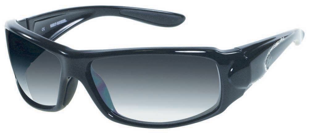 Harley-Davidson Women's Sun Bling Black w/ Black Lens Sunglasses HDS8002BLK-3F - Wisconsin Harley-Davidson