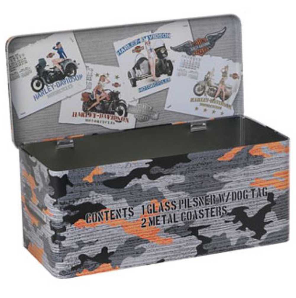 Harley-Davidson Military Pilsner Set - Navy/Lucy HDL-18723 - No Hassle Returns at Wisconsin Harley