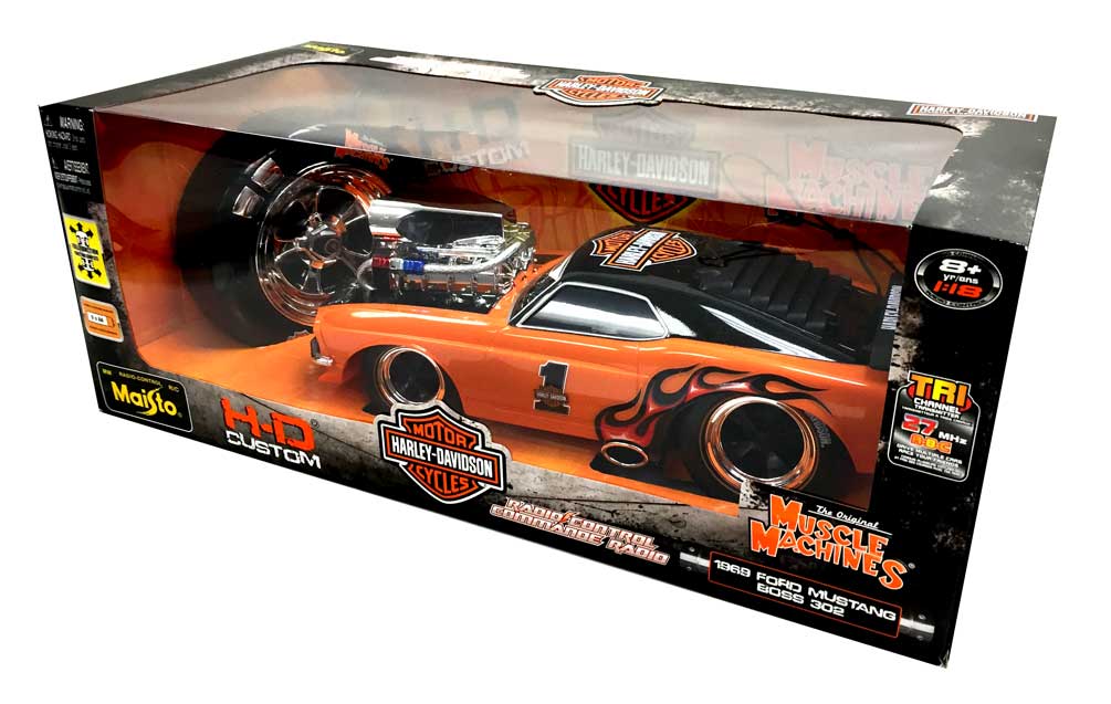 Harley-Davidson Free Shipping - Harley-Davidson Muscle Machines Radio Control 1969 Ford Mustang Boss, 81351 - Free Shipping on many products plus Orders Over $99