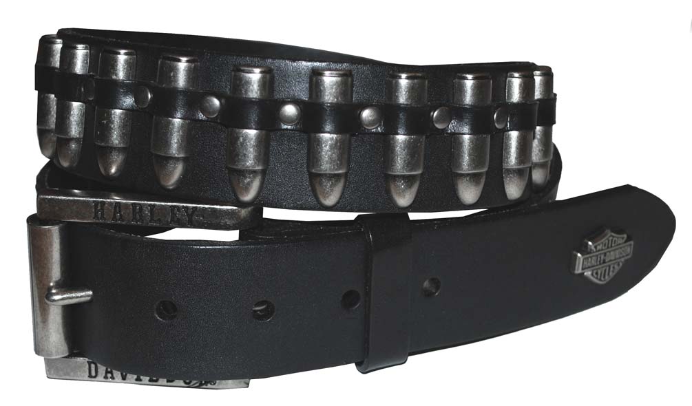 Harley-Davidson Mens Lone Ranger Leather Belt HDMBT10011 - Wisconsin Harley-Davidson