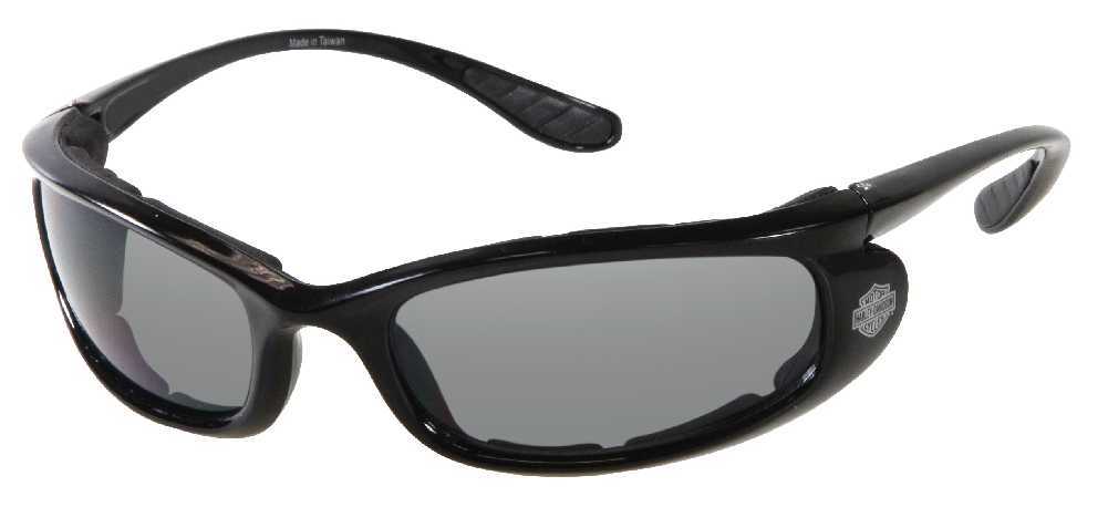 Harley-Davidson Men's Black Comfort Fit Performance Sunglasses HDS802BLK-3 - Wisconsin Harley-Davidson