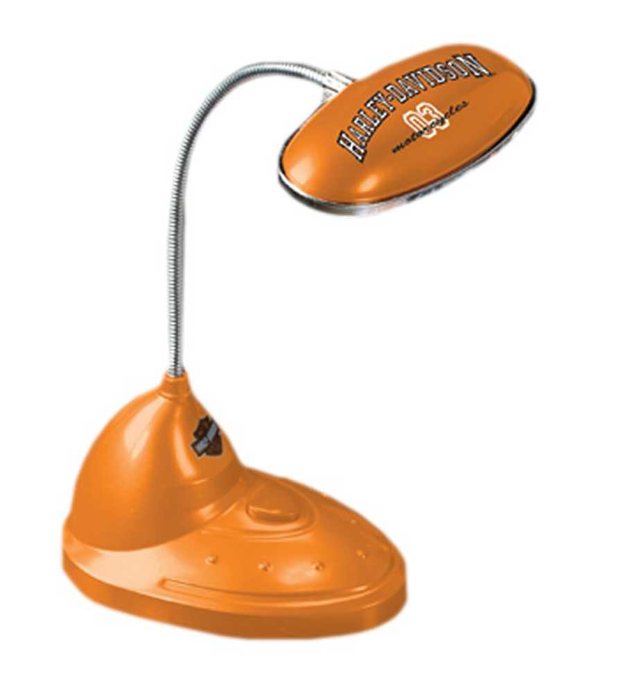 Harley Davidson 03 Motorcycles Led Desk Lamp Orange Hd Hdo 509 Wisconsin Harley Davidson