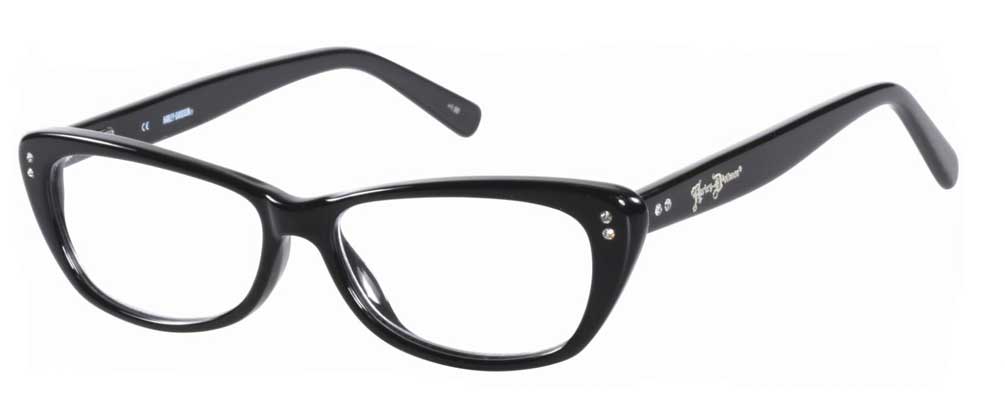 Harley-Davidson Women's Readers, Lens 1.5, Rhinestones Embellish HD 3013 BLK 1.5 - Wisconsin Harley-Davidson