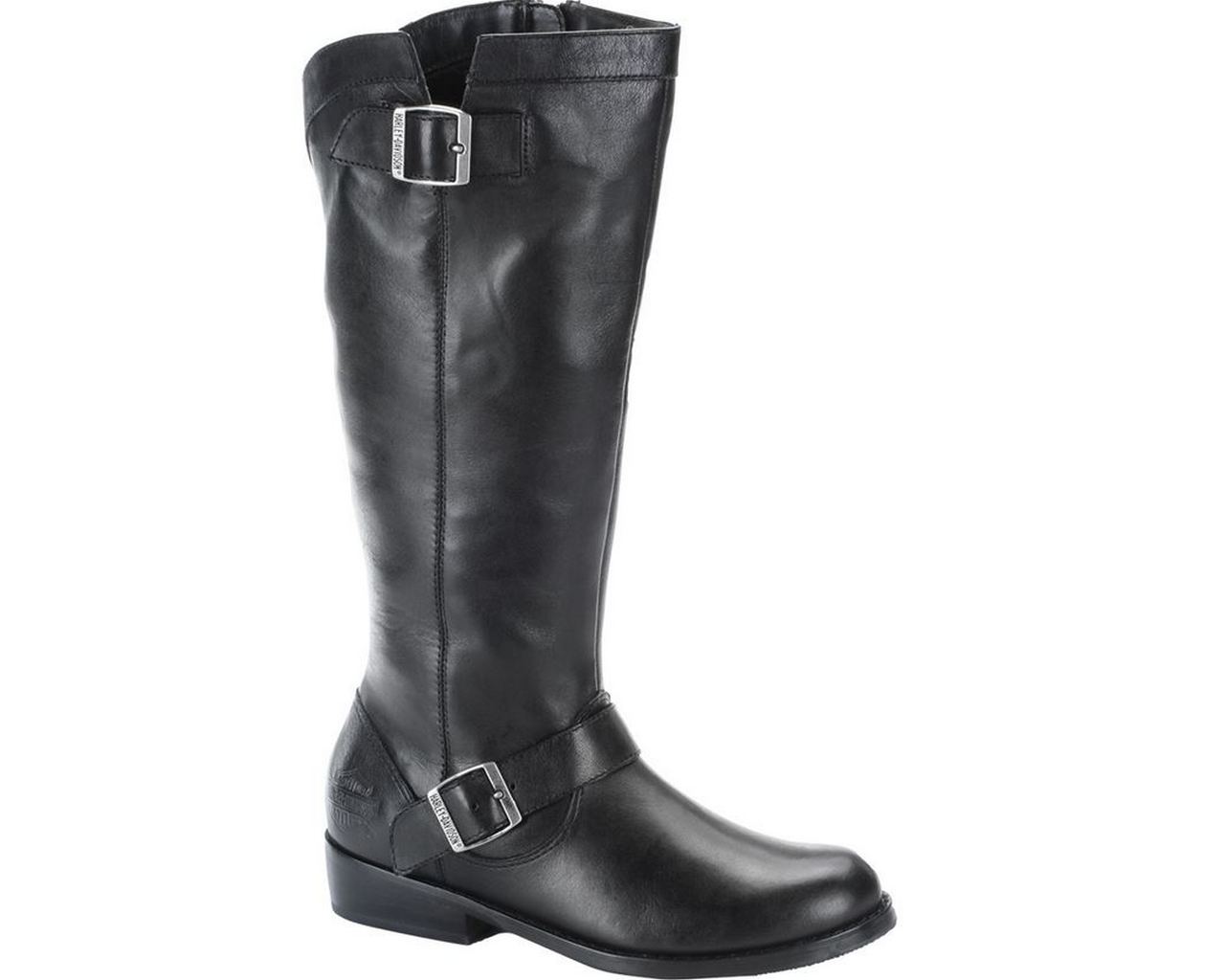 Harley-Davidson Women's Kerrie 14-Inch Black or Dark Brown Boots D83671 D83672 - Wisconsin Harley-Davidson
