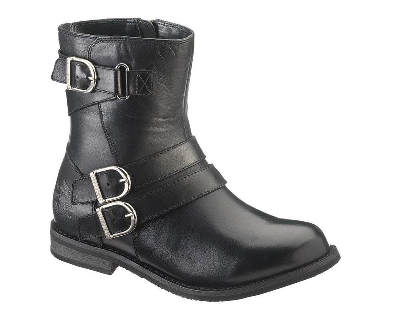 Harley-Davidson Women's Leyda 6.5-Inch Black Motorcycle Boots. D83683 - Wisconsin Harley-Davidson