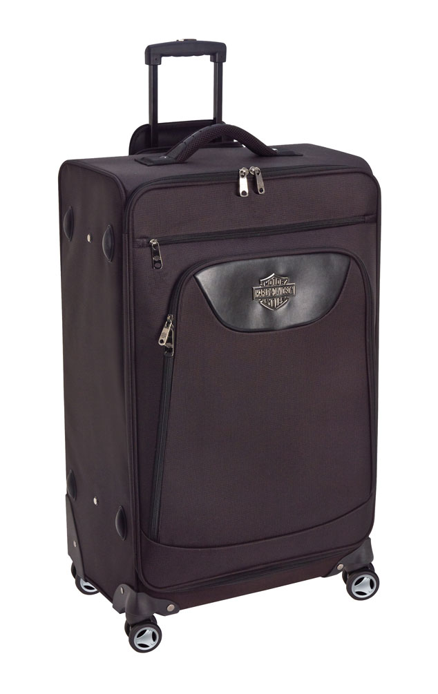 Harley-Davidson Pullman 26-in Luggage, Midnight Rider II Collection Black 99726 - Wisconsin Harley-Davidson