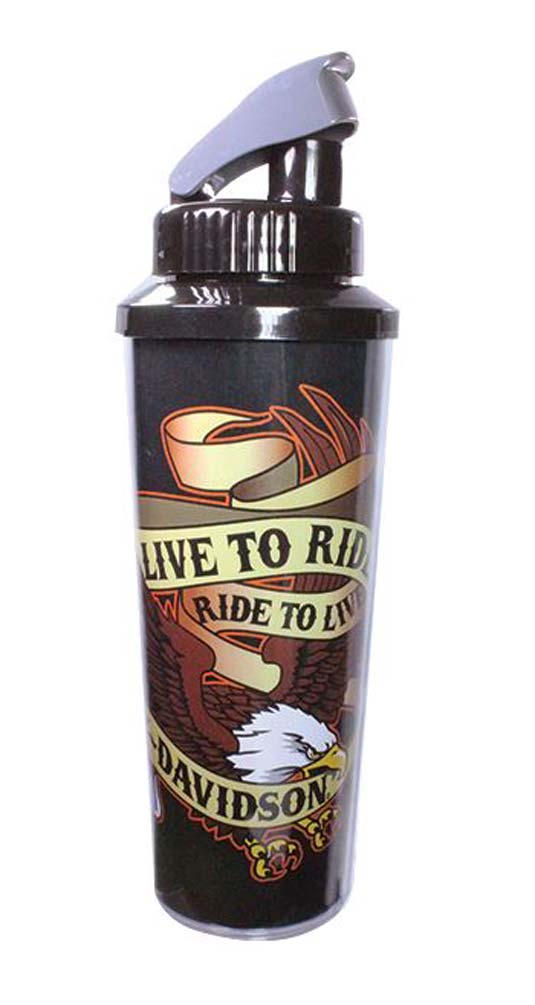Harley-Davidson Live To Ride Eagle Sports Water Bottle 20 oz. CB00930 - Wisconsin Harley-Davidson