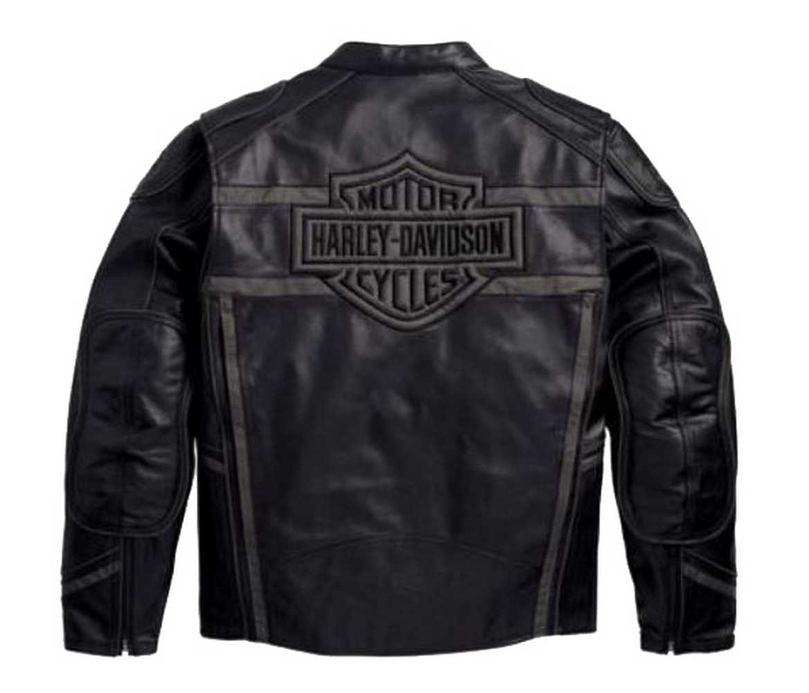 Harley-Davidson® Men's Leather Jacket, Luminator 360 Black Jacket 98013 ...