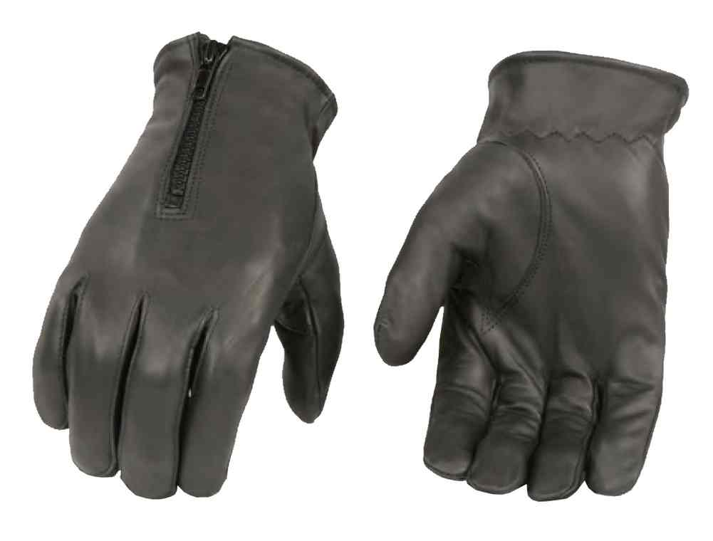 Milwaukee Leather Men's Unlined Premium Leather Driving Gloves, Black SH226D - Wisconsin Harley-Davidson