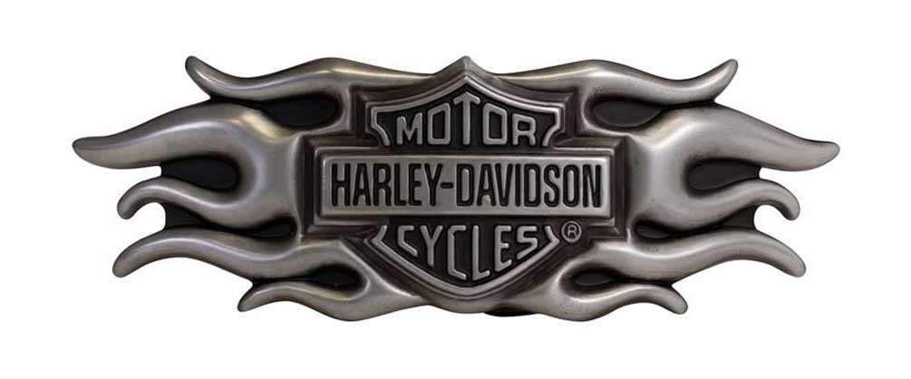 Harley-Davidson® Men's Inspiration Flaming Bar & Shield Belt