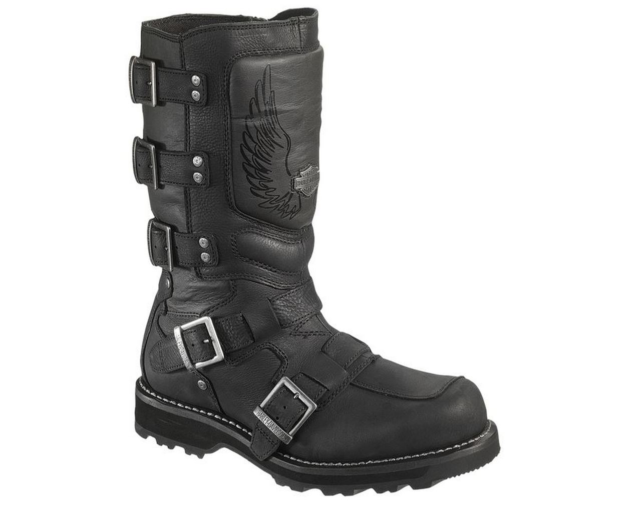 harley zipper boots