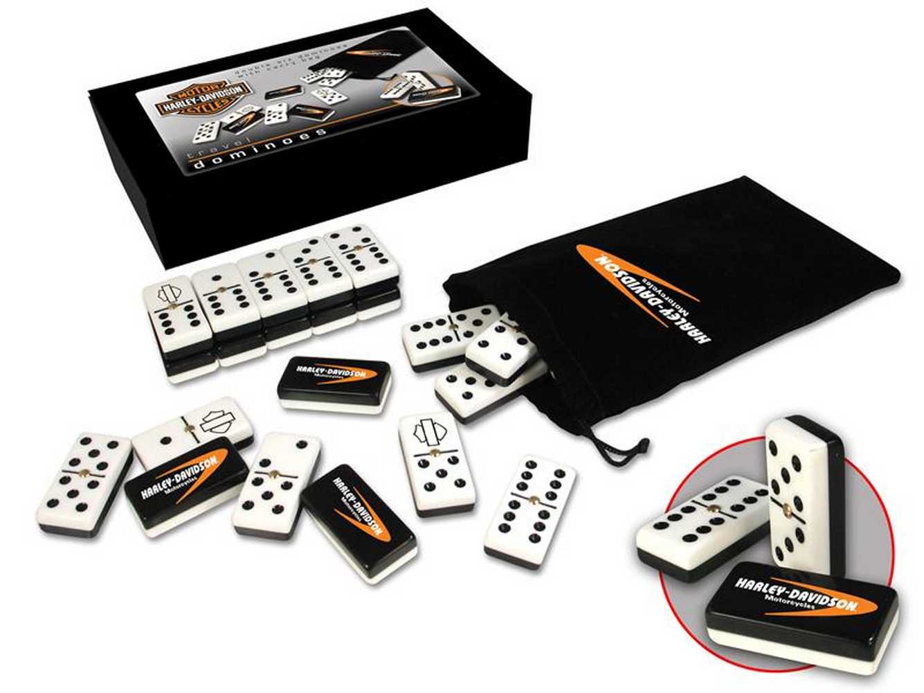 HarleyDavidson® Travel Domino Set 66915 Wisconsin HarleyDavidson