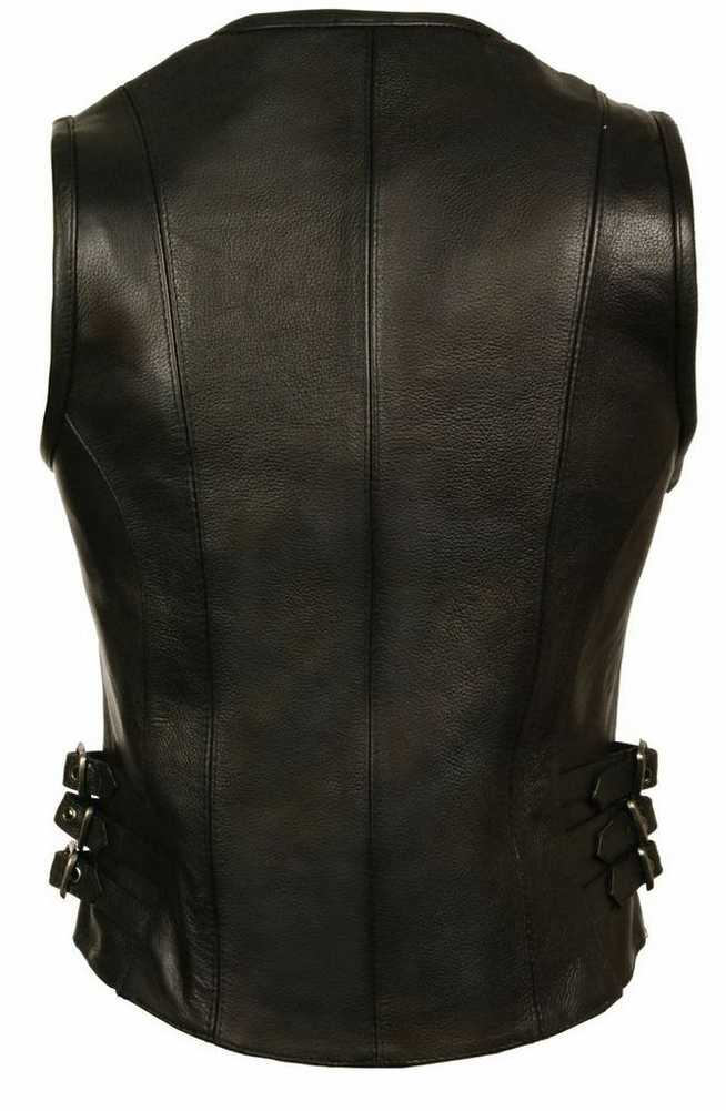 Harley-Davidson Free Shipping - Milwaukee Leather Women's Zipper Front Triple Buckle Vest ML1911 - Free Shipping on many products plus Orders Over $99