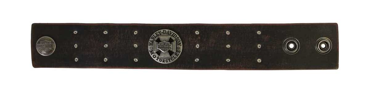 Harley-Davidson Mens Generator Wrist Bracelet Cuff HDMCU10342 - Wisconsin Harley-Davidson