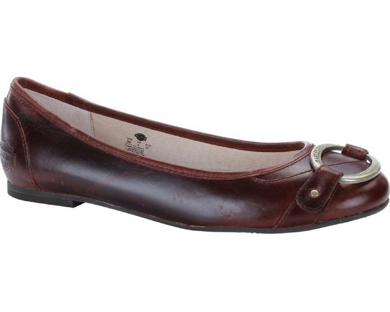 Harley-Davidson Free Shipping - Harley-Davidson Women's Denna Leather Flats. Black, Red, or Tan. Shoes. D83675 - Free Shipping on many products plus Orders Over $99
