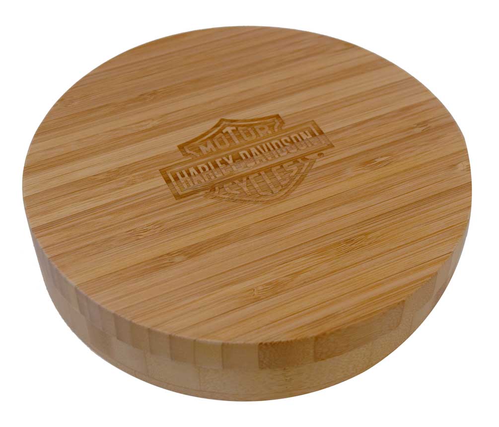 Harley-Davidson Free Shipping - Harley-Davidson Maestro Wine Tool Bamboo Set, Bar & Shield Engraved Logo 890-00 - Free Shipping on many products plus Orders Over $99