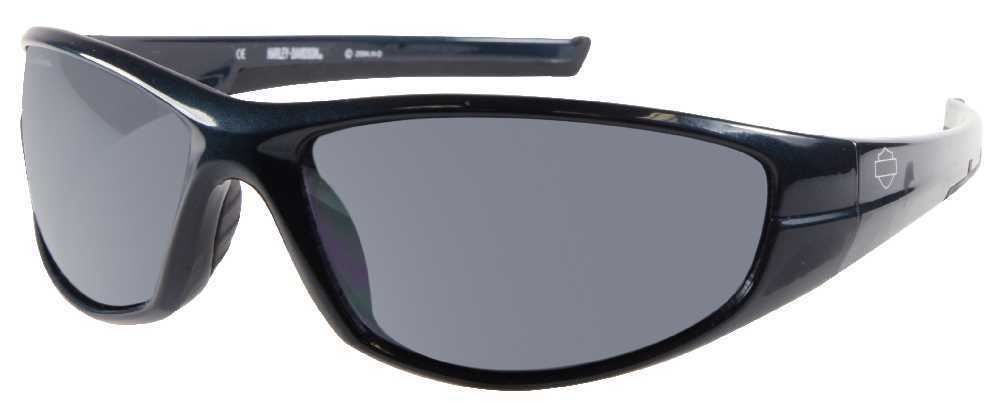 Harley-Davidson Men's Sun Lifestyle Wrap Teal w/Grey Lens Sunglasses HDS554TL-3F - Wisconsin Harley-Davidson