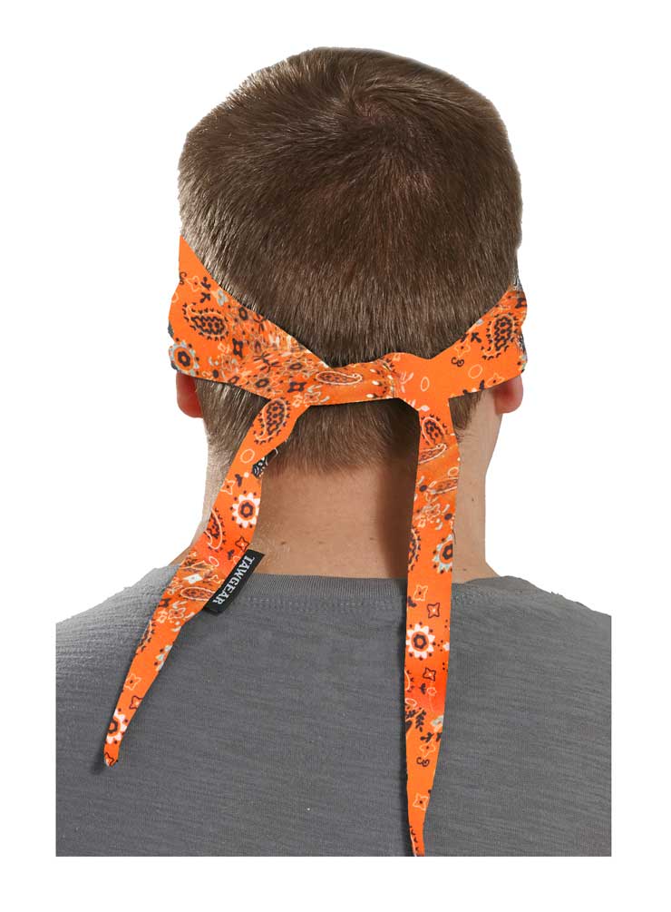Harley-Davidson Free Shipping - That's A Wrap Unisex Biker Band Bandana Orange Paisley Head Wrap. BB1216 - Free Shipping on many products plus Orders Over $99