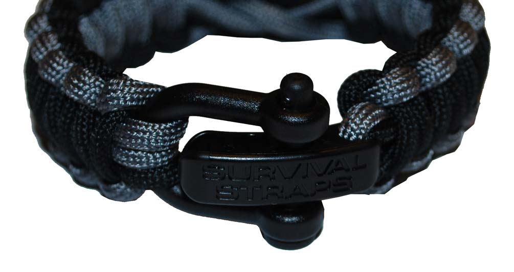 Harley-Davidson Free Shipping - Harley-Davidson Regular Survival Bracelet Strap Nylon Black/Grey 7'' 201106640 - Free Shipping on many products plus Orders Over $99