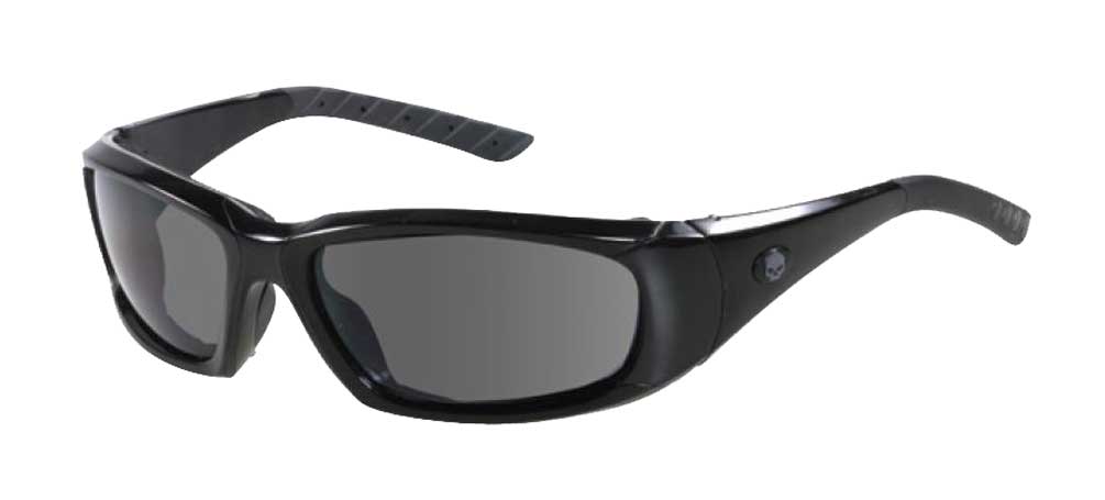 Harley-Davidson Men's Cruise Performance Sunglasses, Willie G Skull HDSZ712BLK3 - Wisconsin Harley-Davidson