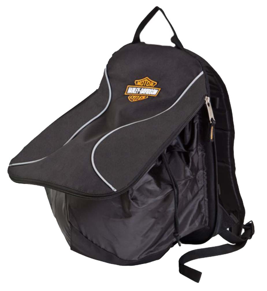 Harley-Davidson Helmet Bag With Back Pack Straps - Black 99303 - Wisconsin Harley-Davidson