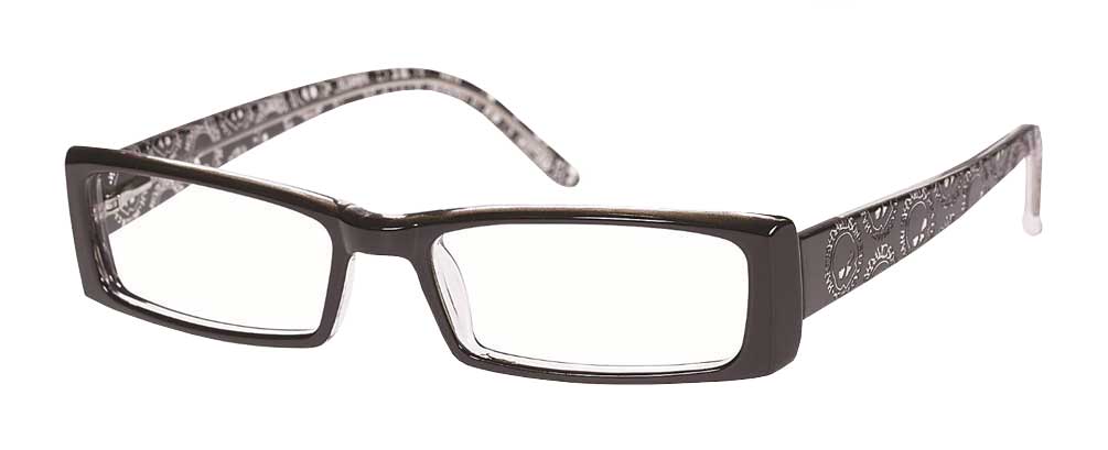Harley-Davidson Women's Readers, Lens Power 1.5, Willie G. Skull HD 3002 BLK 1.5 - Wisconsin Harley-Davidson