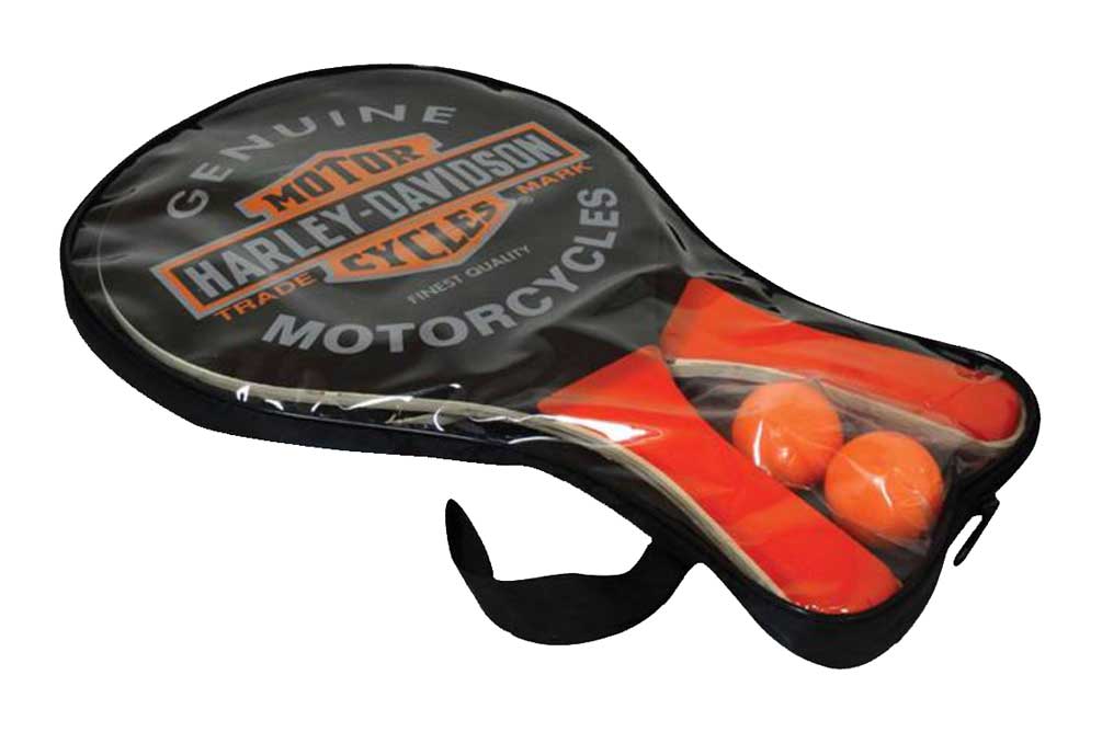 Harley-Davidson® Trademark Bar & Shield Paddle Ball Set, Black