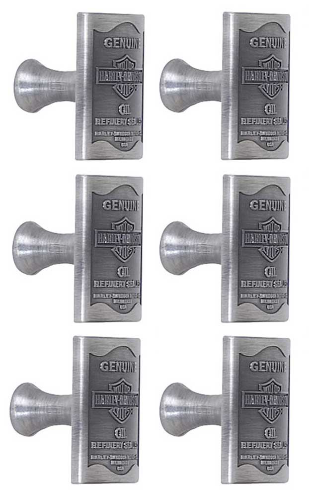 Harley-Davidson Genuine Oil Can Knob HDL-10112, Set of 6 Knobs - Wisconsin Harley-Davidson
