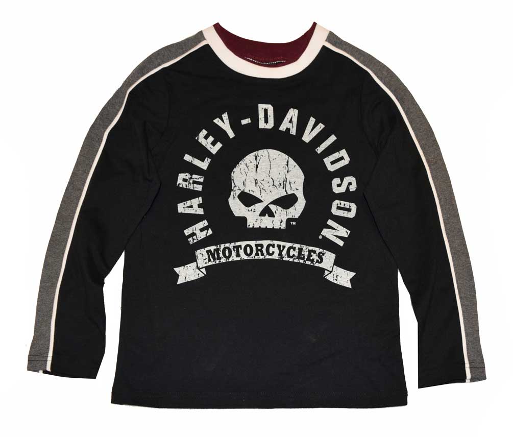 トップス 2014's HARLEY-DAVIDSON Skul Tee Shirt L Harley-Davidson® Men's Skull Squad Short Sleeve Crew-Neck T