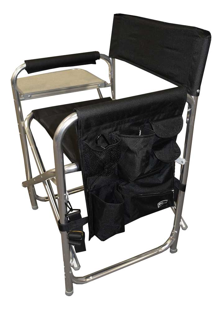 Harley-Davidson Sports Chair, Fold-Able Bar & Shield Logo, Black 809-00 - Wisconsin Harley-Davidson