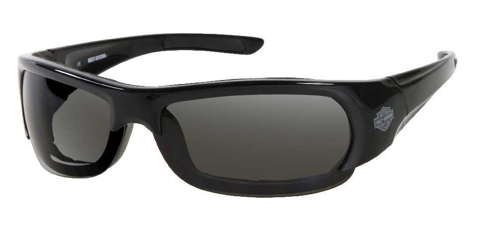 Harley-Davidson Men's Black Foam Performance Wrap Sunglasses HDS801BLK-3 - Wisconsin Harley-Davidson