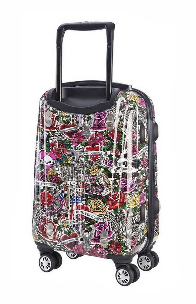 Harley-Davidson® 21 Inch Carry-On, Light Weight Wheeled, Tattoo