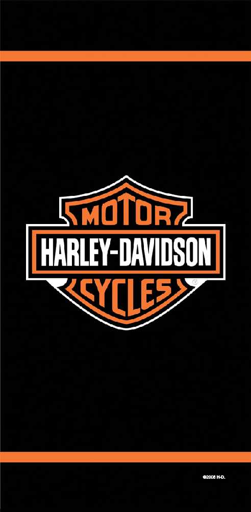 Harley-Davidson Logo and Stripe Beach Towel 11116 - Wisconsin Harley-Davidson