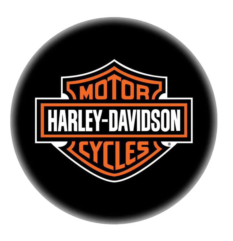Harley-Davidson Free Shipping - Harley-Davidson Low Rider Bar & Shield Bar Stool W/ Back Rest, Black HDL-12209 - Free Shipping on many products plus Orders Over $99